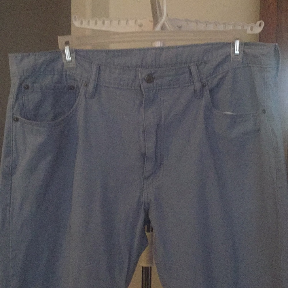 Baby blue jeans
